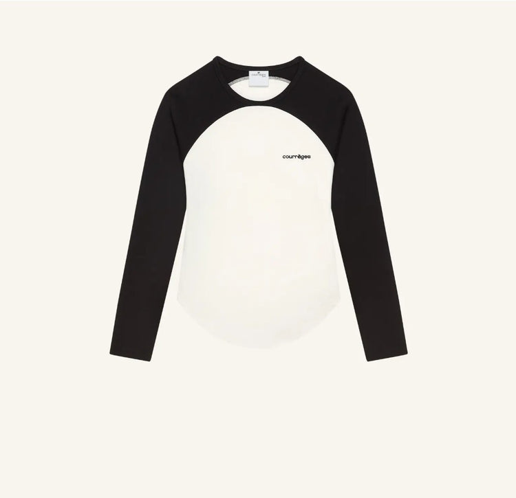 T-SHIRT CIRCLE CONTRAST LS