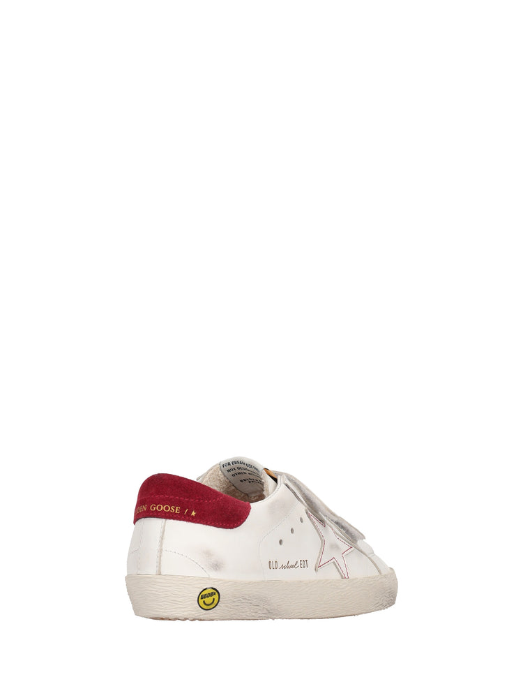 OLD SCHOOL LEATHER UPPER TOE TONGUE STAR AND STRAP SUEDE HEEL