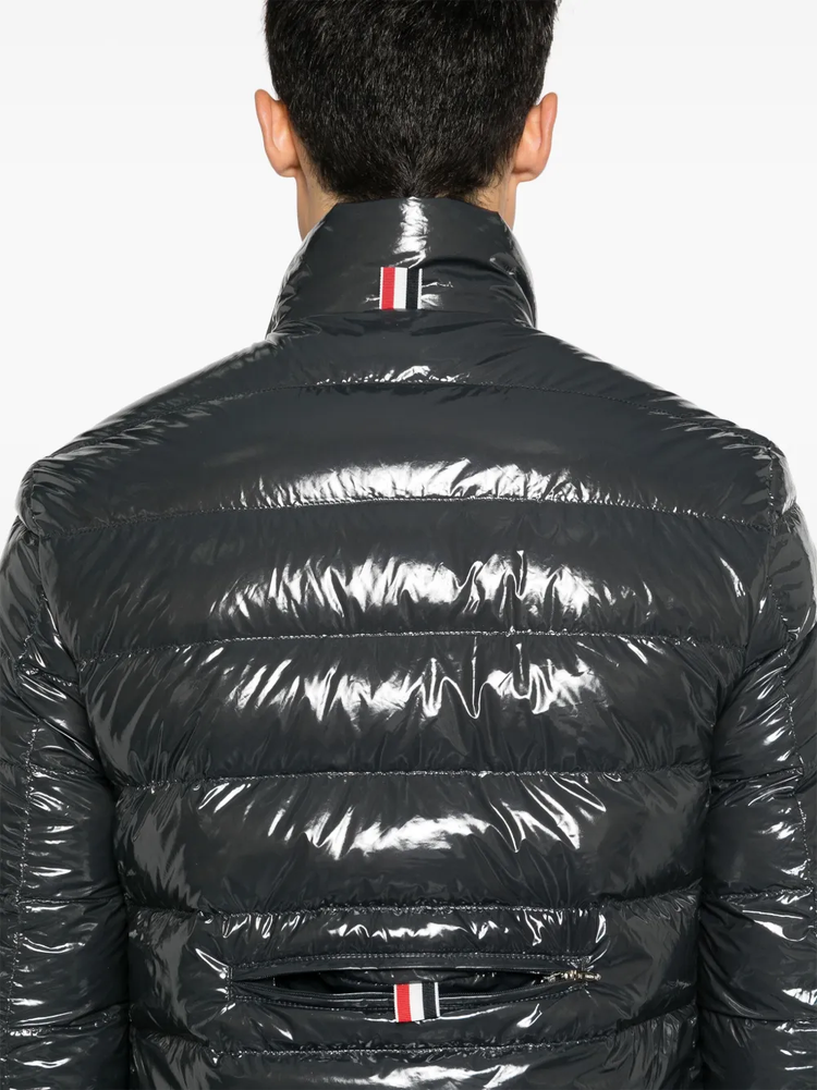 reversible zip-up puffer jacket