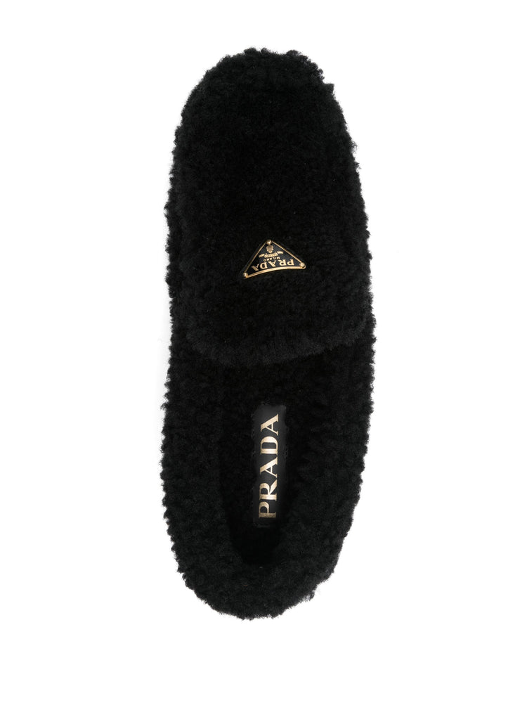 shearling driving shoes