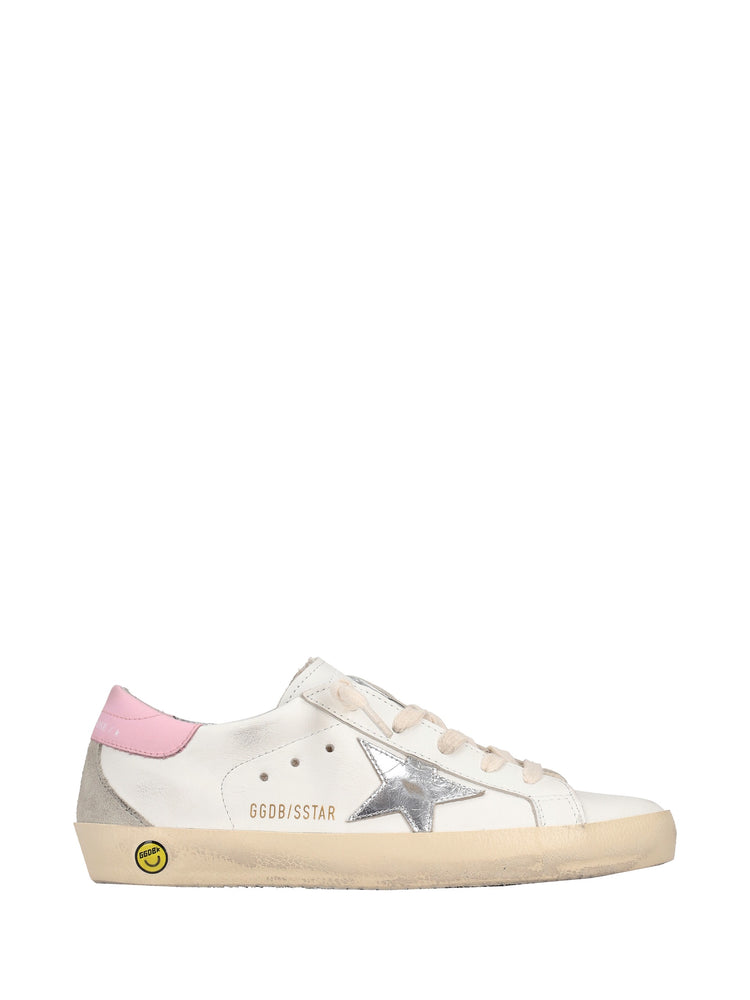 SUPER-STAR LEATHER UPPER AND HEEL LAMINATED STAR SUEDE SPUR