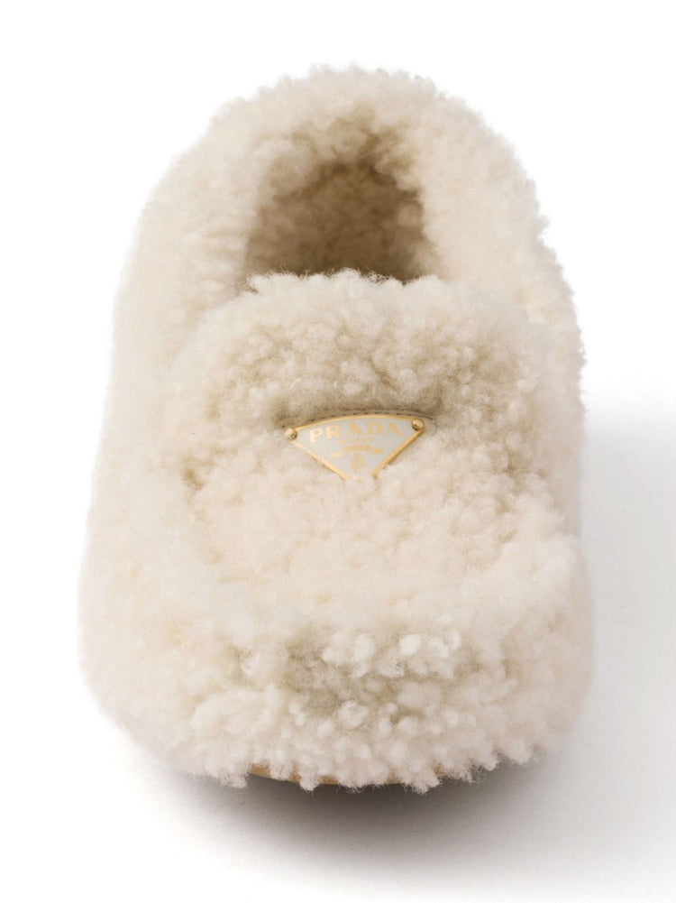 shearling driving shoes