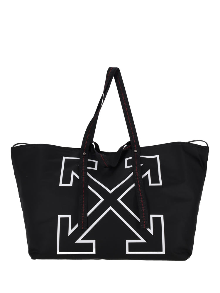 HERITAGE DAY OFF TOTE L BLACK - WHITE