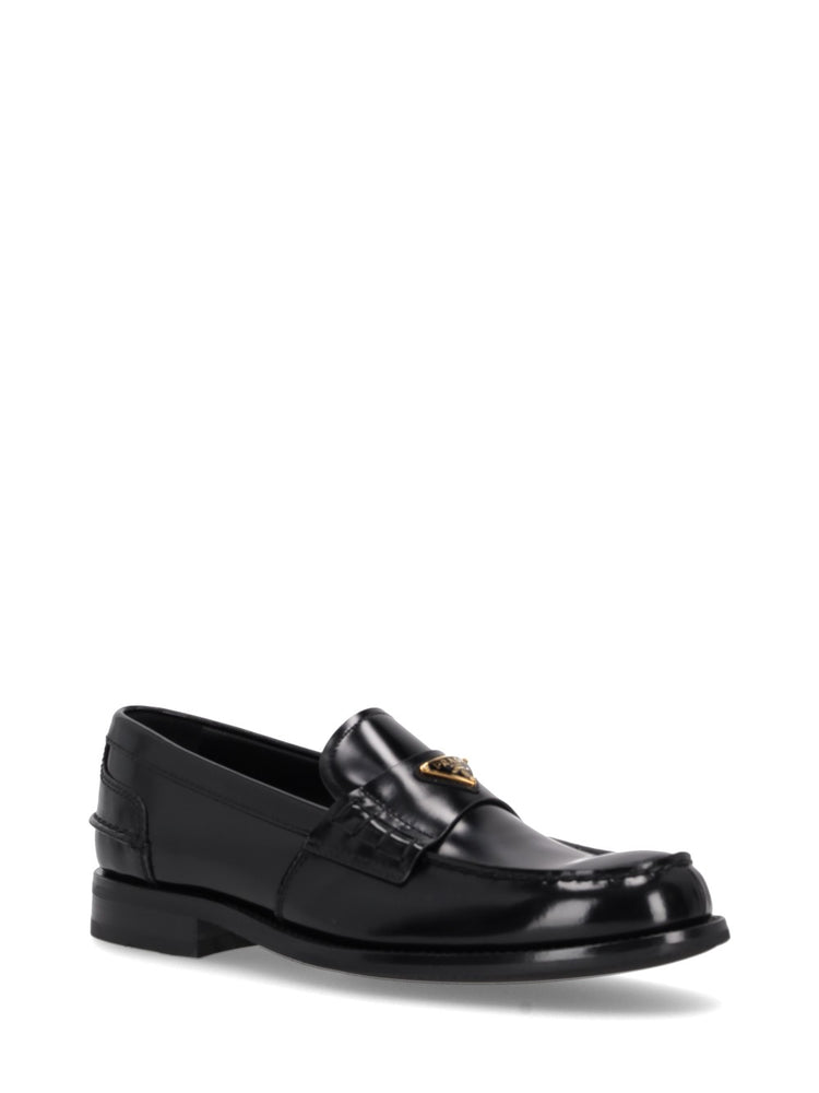 leather loafers