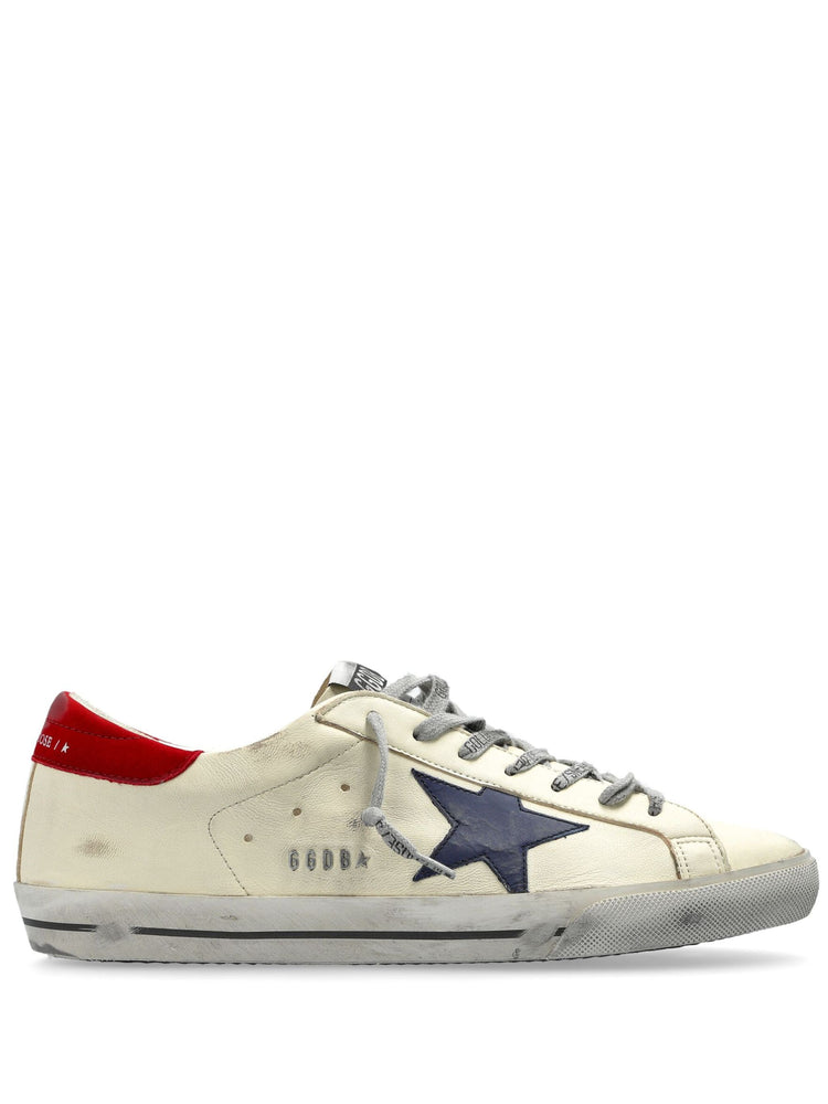 SUPER STAR NAPPA UPPER LEATHER STAR NABUK HEEL METAL LETTERING