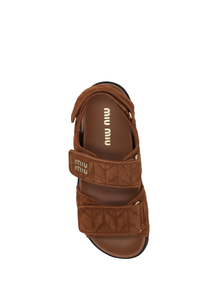 SANDALI CAMOSCIO MATELASSE'