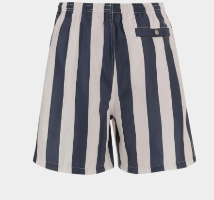 MAILLOT DE BAIN LONG A RAYURES IMPRIMEES