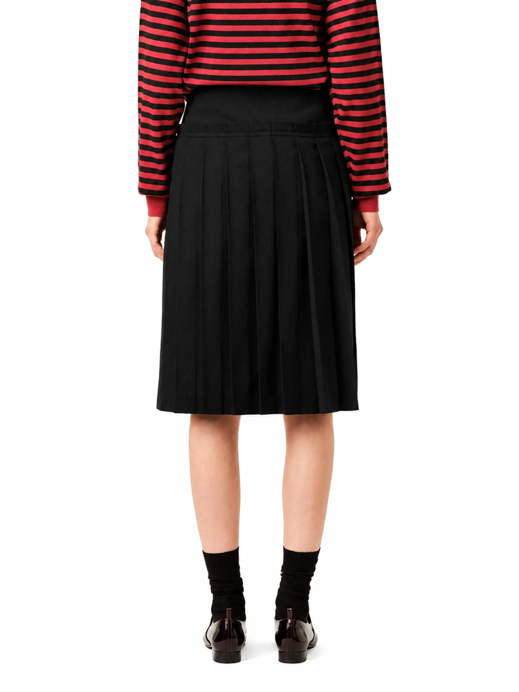 MIDI PLEATED SKIRT