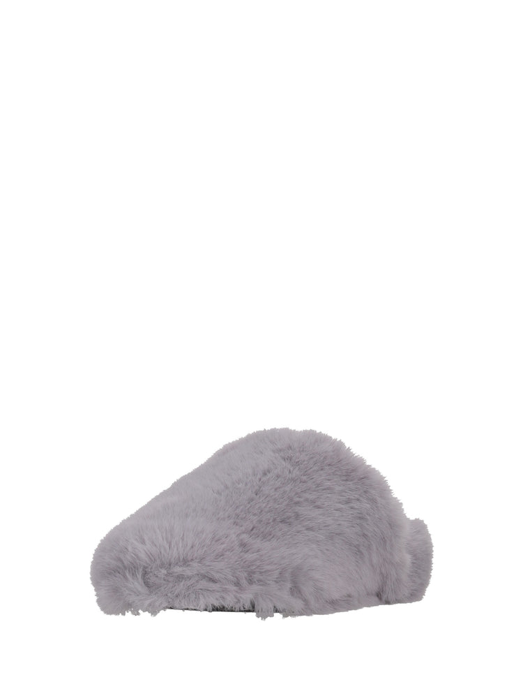 Furry indoor slippers