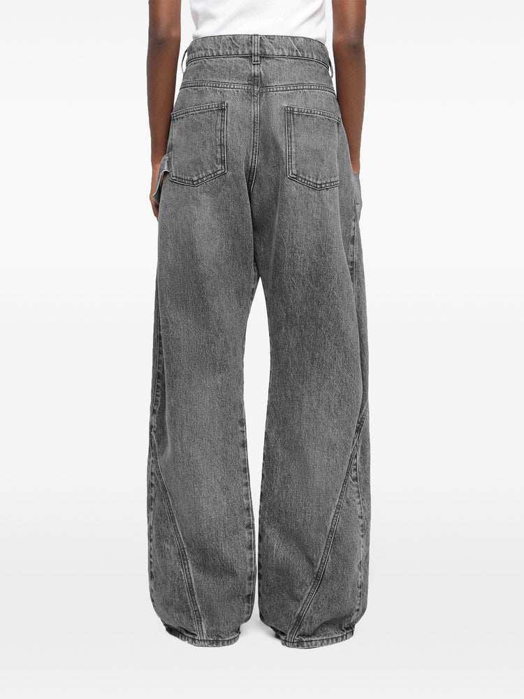 twisted workwear jeans