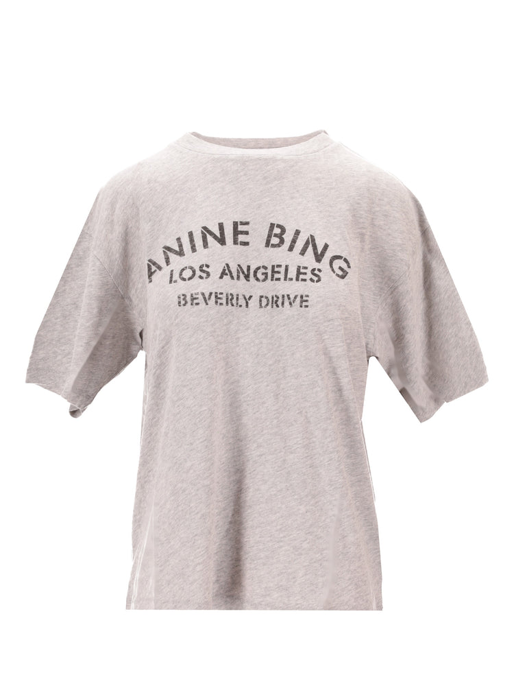 COHEN TEE LOS ANGELES STENCIL - MEDIUM HEATHER GREY