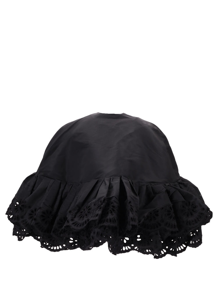 SHORT CAPE W/ EMBROIDERY