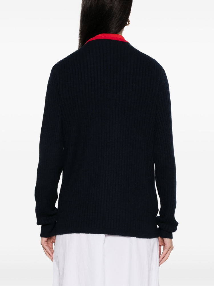 v neck cashmere sweater