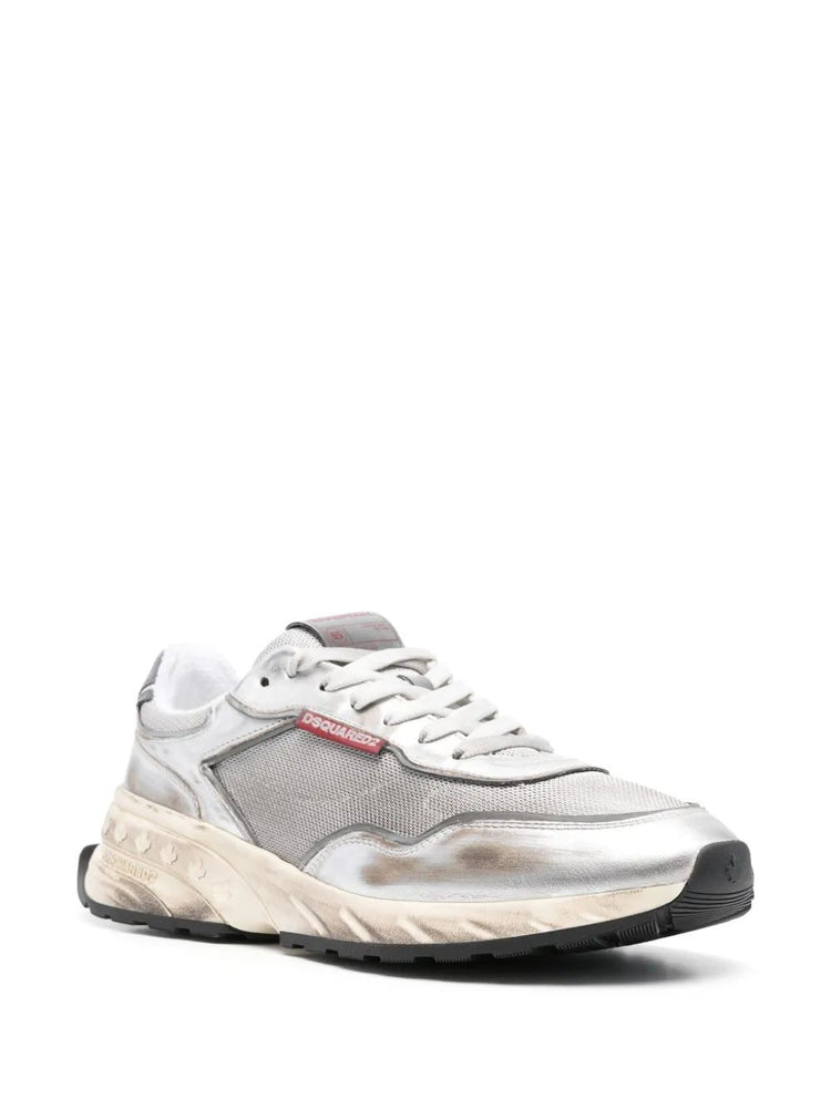 Lace-Up Low Top Sneakers