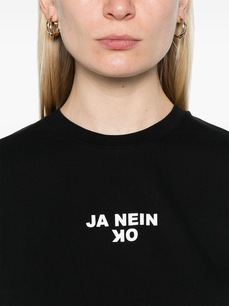 Ja Nein OK fitted t-shirt