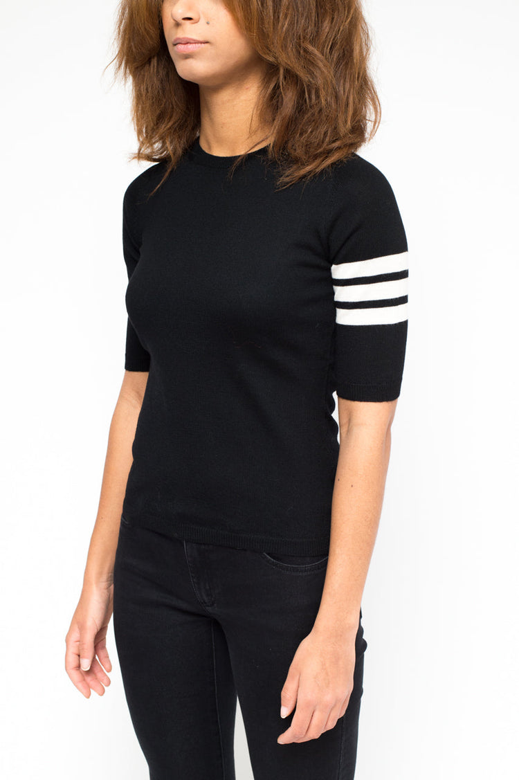 LA ROSE 3/4 merino wool knitwear