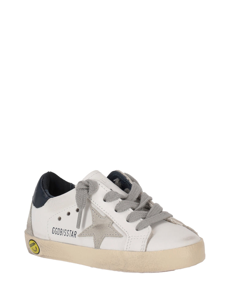 SUPER-STAR LEATHER UPPER AND HEEL SUEDE STAR AND SPUR
