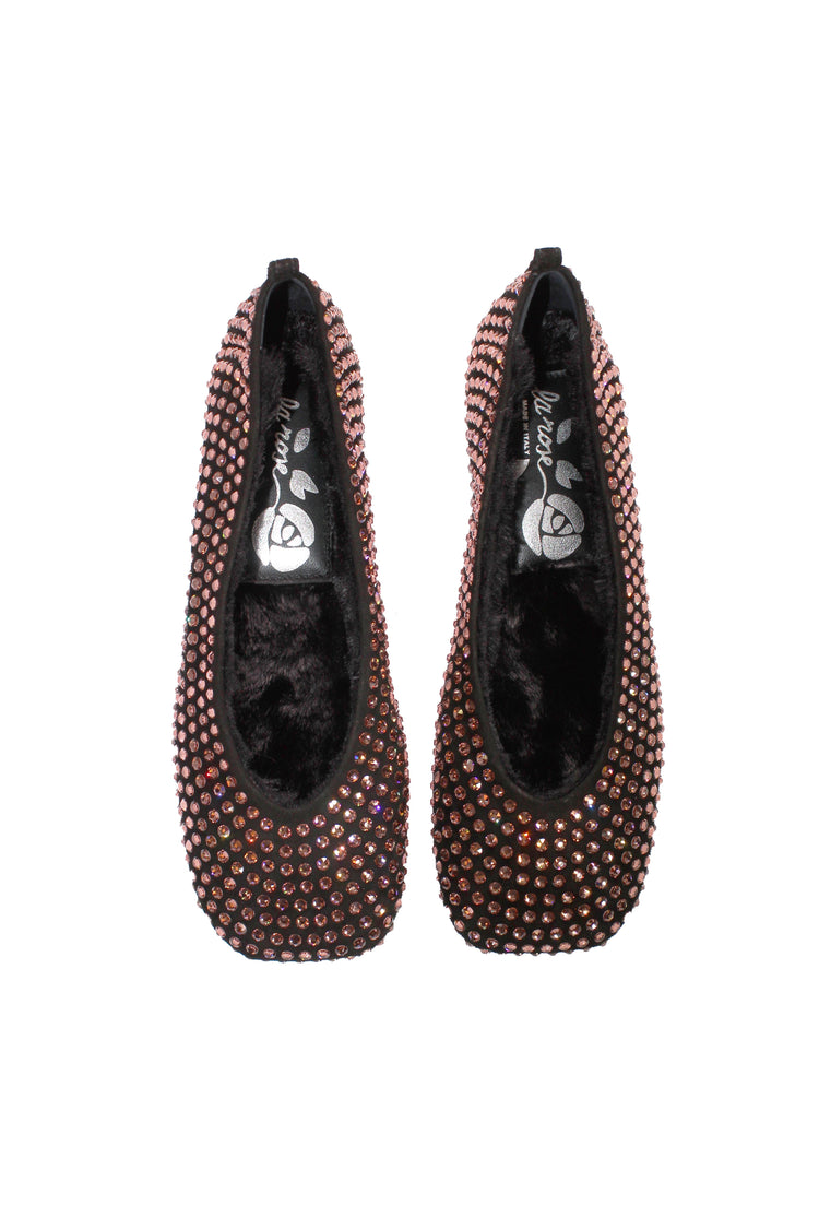 ballerina shoes crystal pink