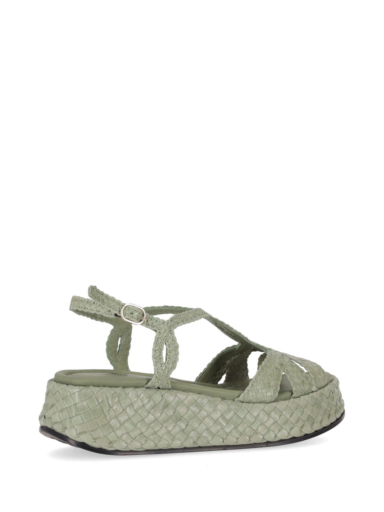 Maui platform wooden sandal