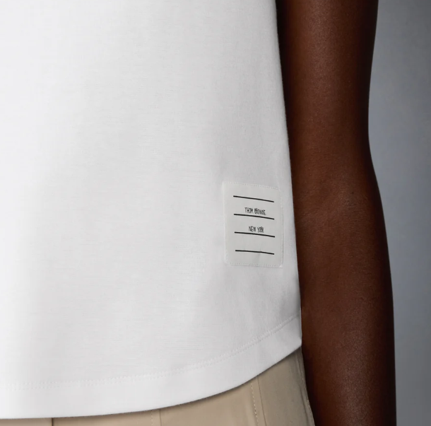 SHORT SLEEVE TEE IN COTTON MILANO