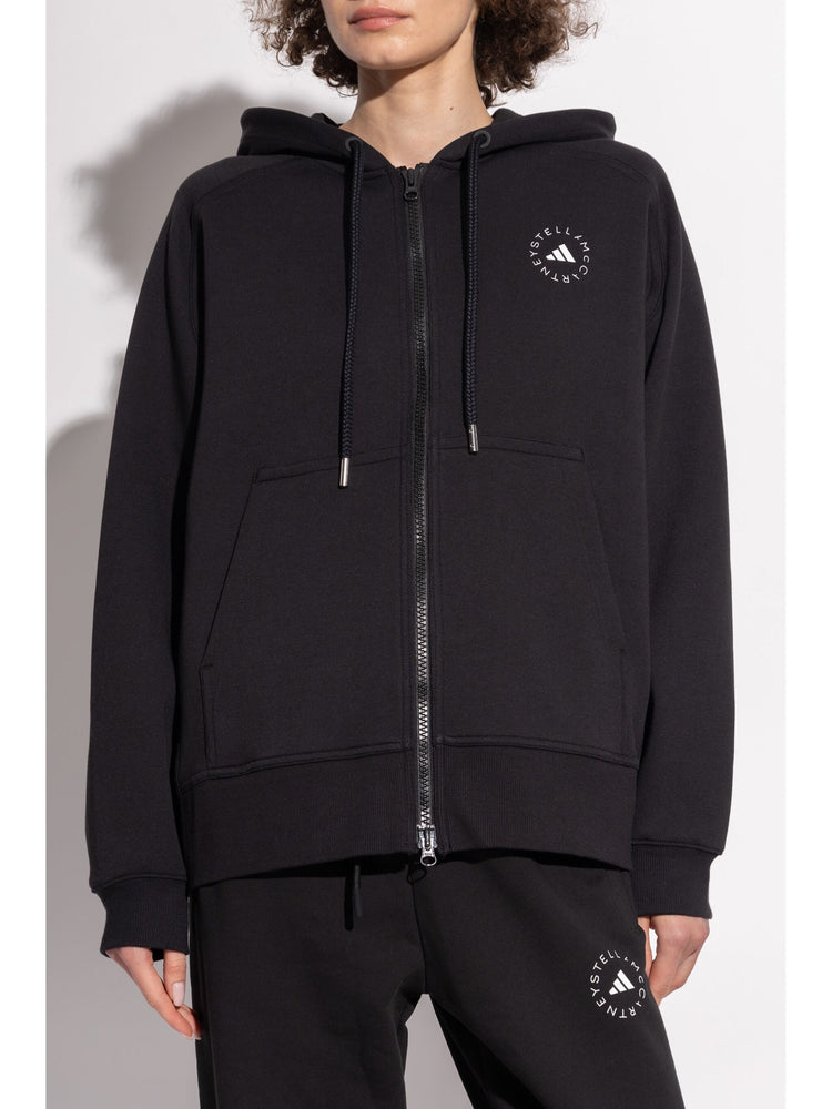 aSMC FZ HOODIE BLACK/WHITE