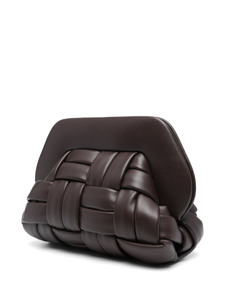 Tia Weaved clutch bag