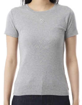 MOON LOGO RIBBED JERSEY BABY FIT T-SHIRT