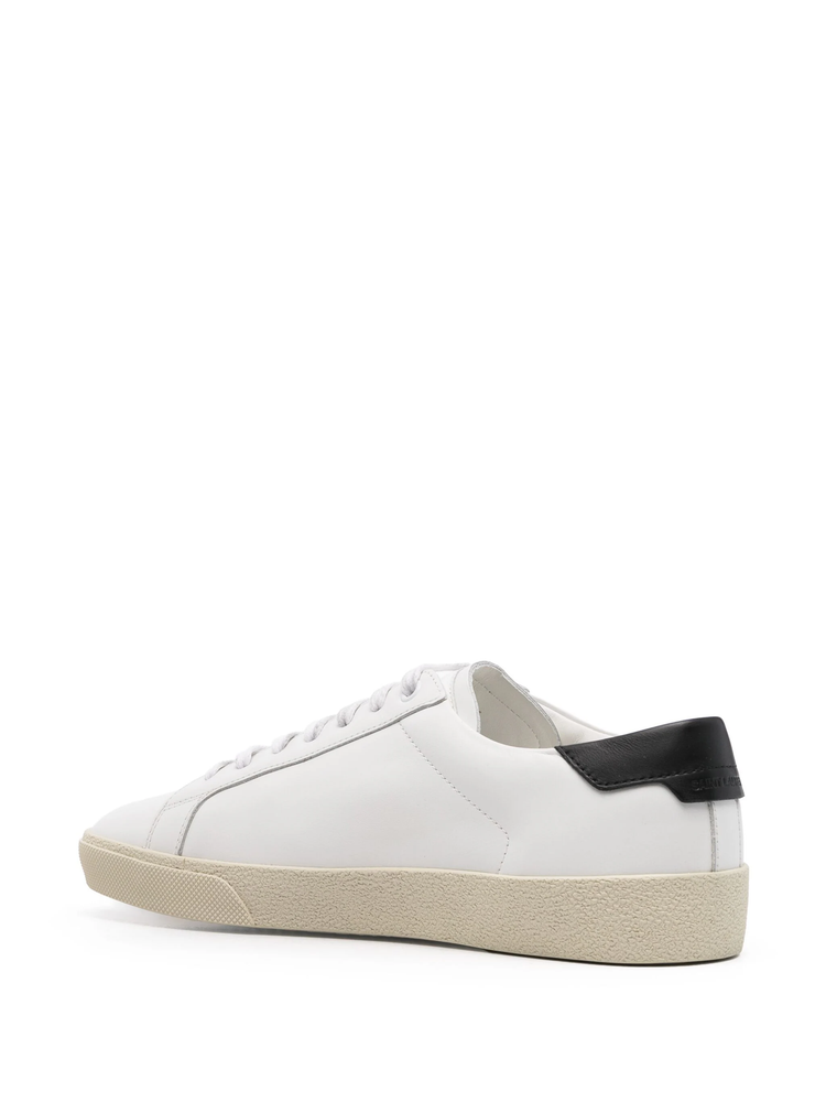 LEATHER MEN SHOES SNEAKER RUBBER SOLE