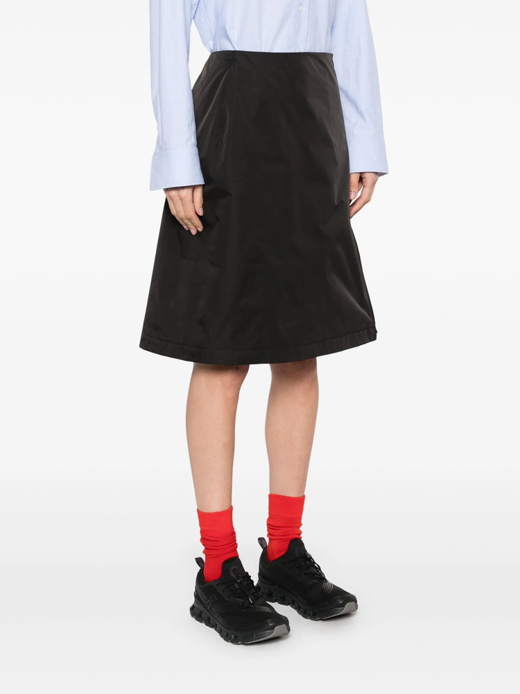 A-line midi skirt