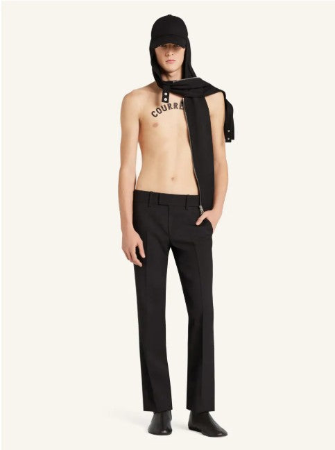 TOP ILLUSION COURREGES TULLE