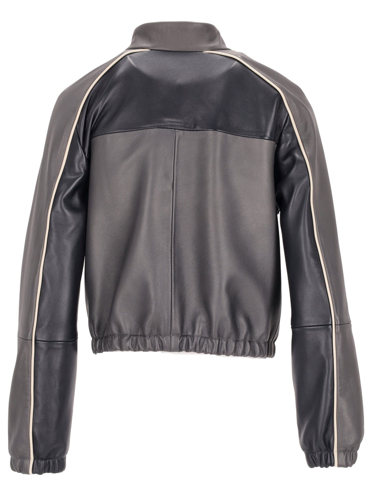 leather bomber