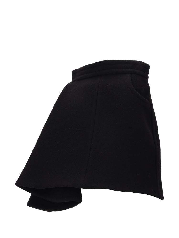 ASYMMETRICAL MINI SKIRT