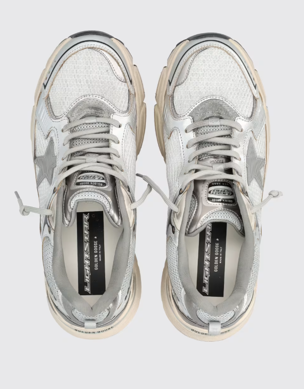 LIGHTSTAR MESH AND NAPPA UPPER MESH TONGUE AND HEEL TPU STAR