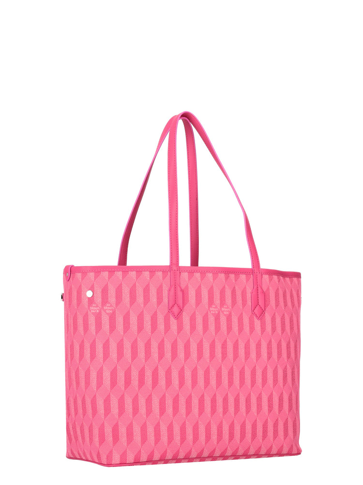 TOTE CALF/COATED CANVAS