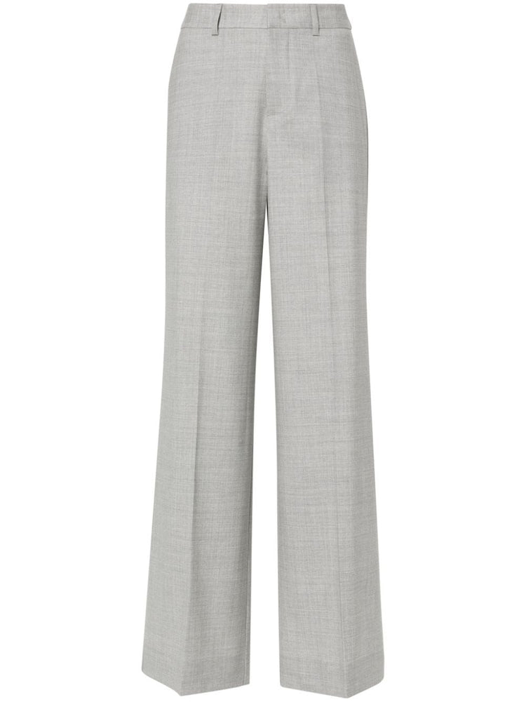 Lillie pressed-crease wide-leg pants