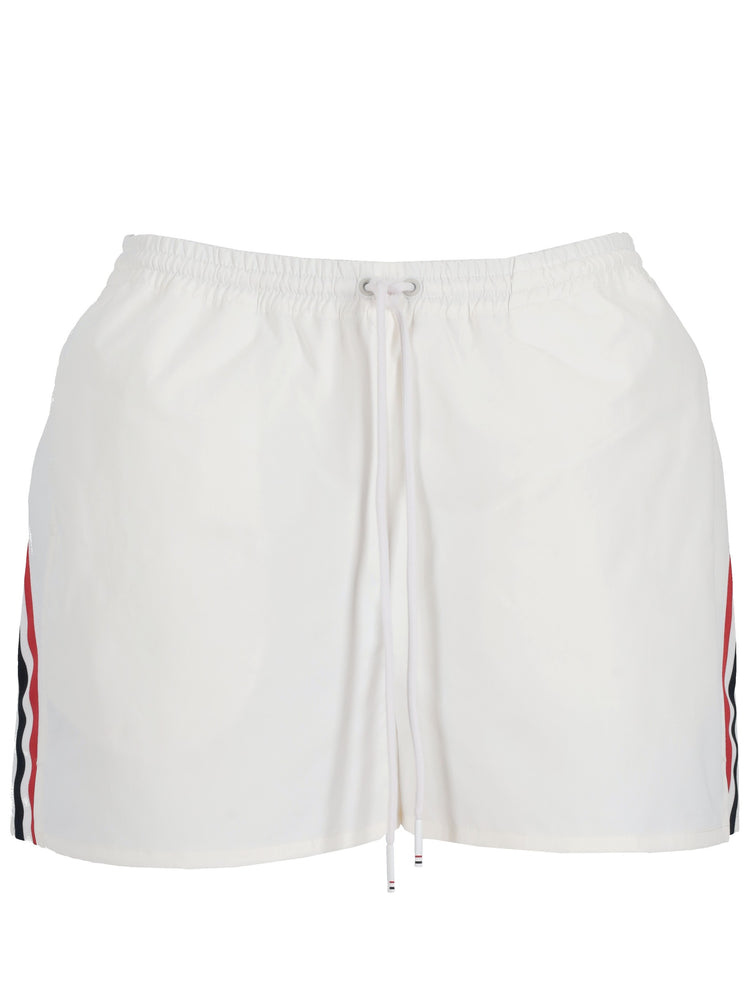 TRACK SHORT IN NYLON COTTON TECH