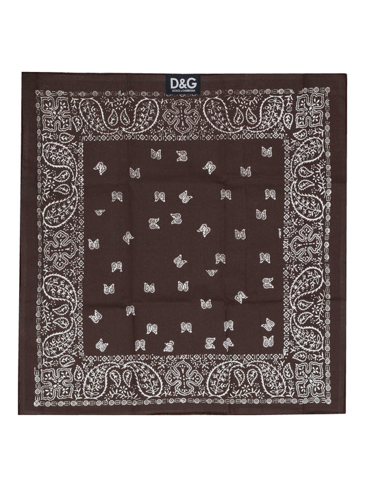 DOLCE&GABBANA paisley-print square scarf