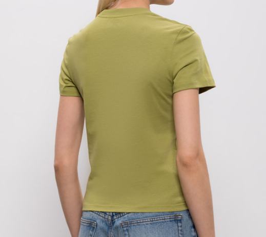 TSHIRT AMI DE COEUR CONTRASTE CROPPED