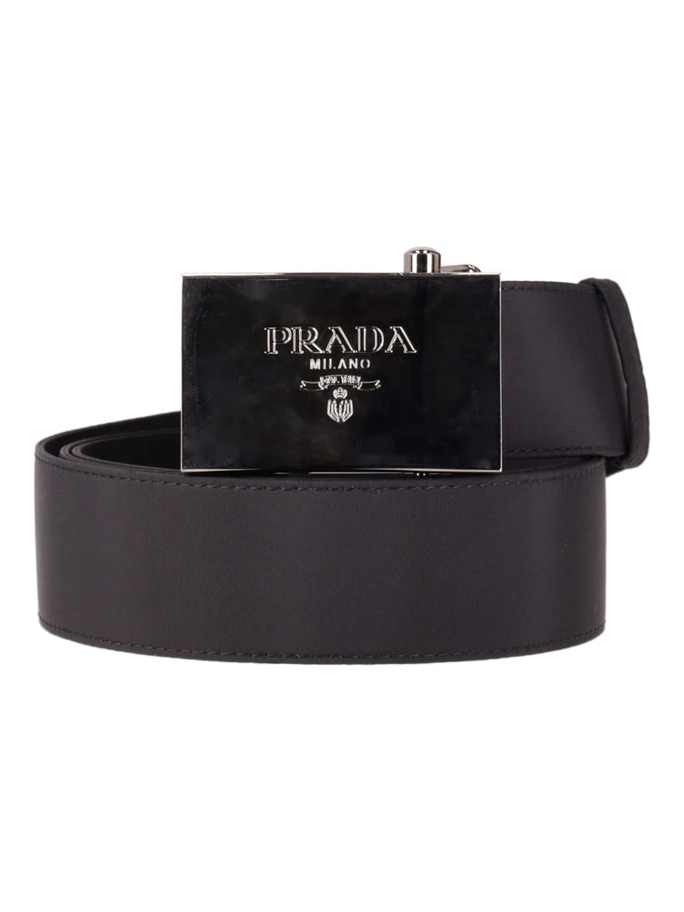 PRADA logo-buckle belt