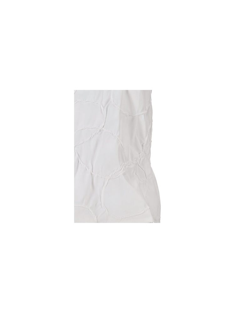 CARTA TANK - Elastic Ring Embroidered Poplin
