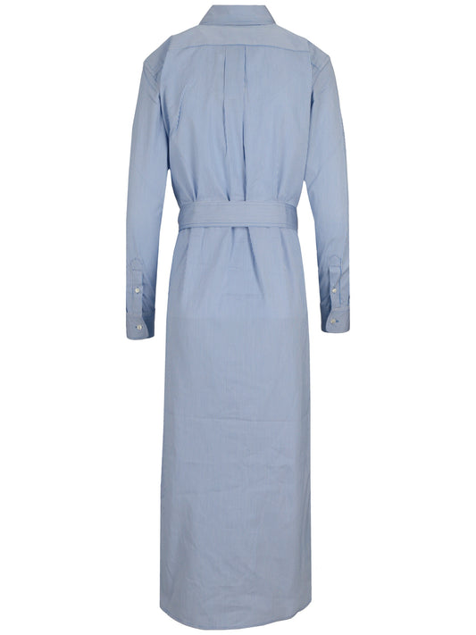 WOVEN-SHIRT DRESS-DRESSES