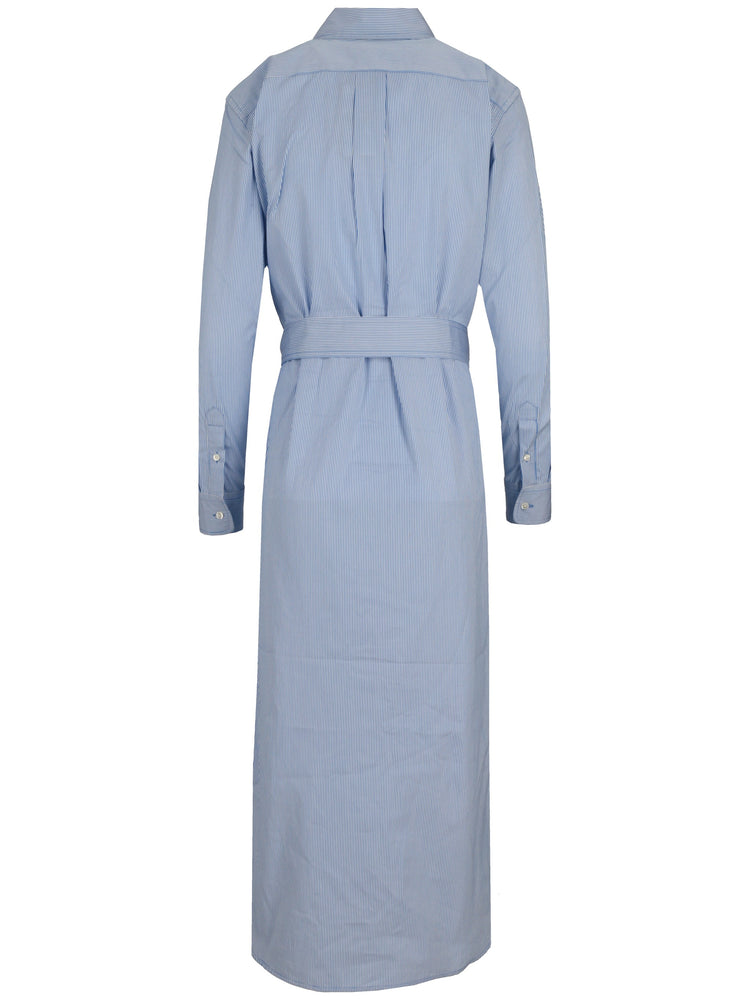WOVEN-SHIRT DRESS-DRESSES