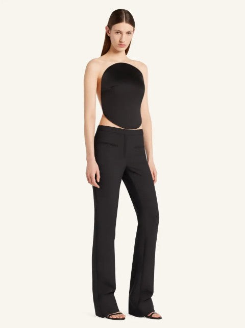 BODYSUIT ILLUSION CIRCLE SATIN