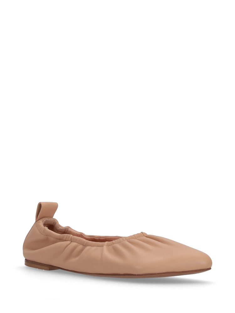 OBLIQUA SOFT BALLERINAS - Calfskin Leather