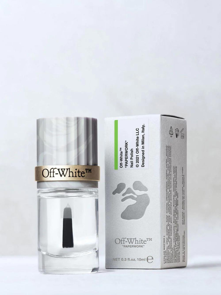 OFF-WHITE BEAUTY top coat nail polish