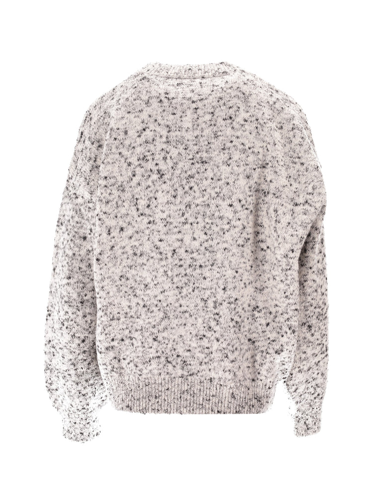 SYDNEY CREW SWEATER BING - MARLED WHITE