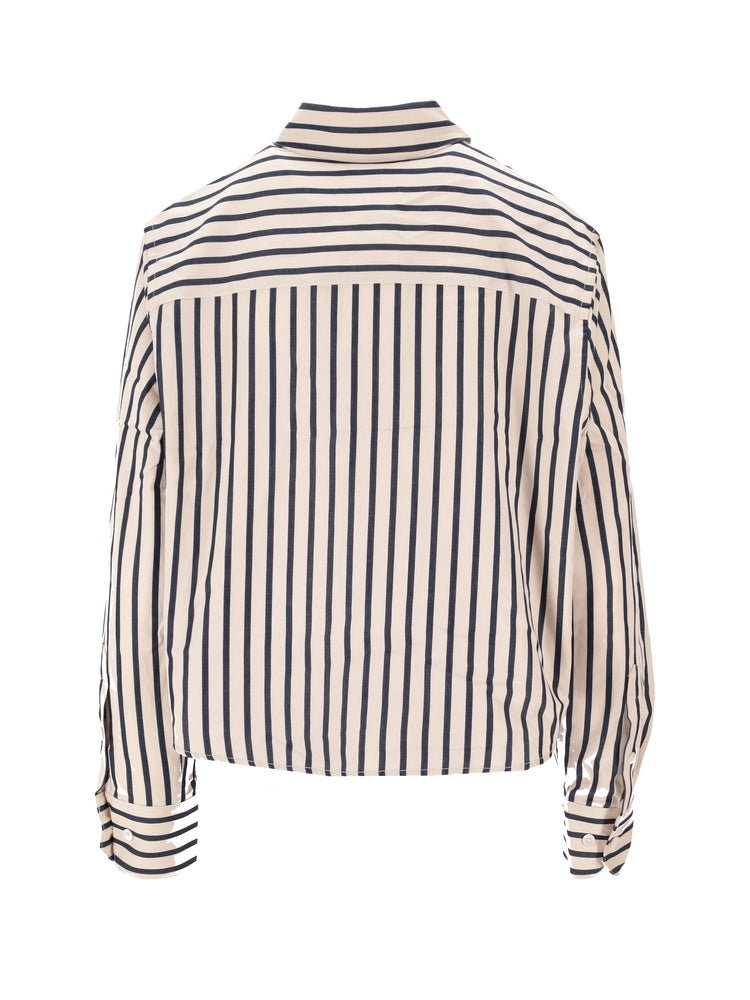 ESSIE CROPPED SHIRT - MARITIME STRIPE