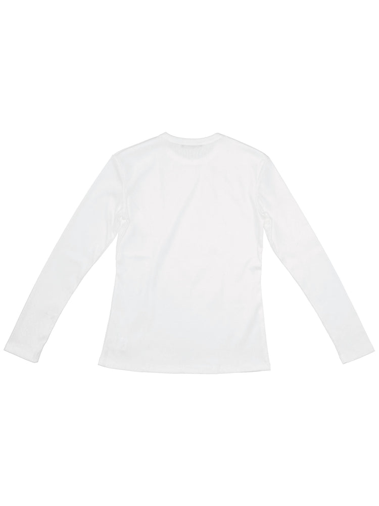 long sleeve ribbed t-shirt
