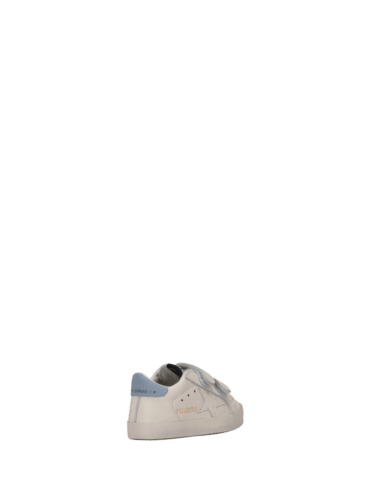 BABY SCHOOL SET NAPPA UPPER STRIPES AND STAR LEATHER HEEL
