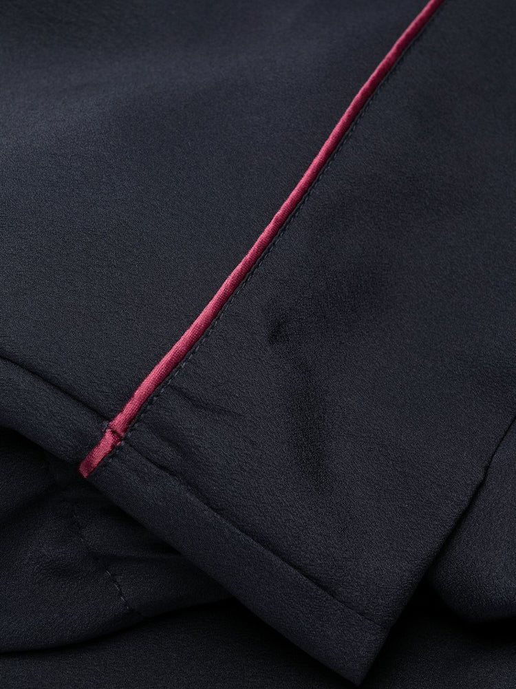 PAROSH straight-leg cropped trousers